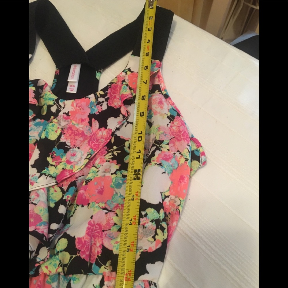 🎉 Xhilaration Junior’s floral racer back dress - Picture 6 of 7